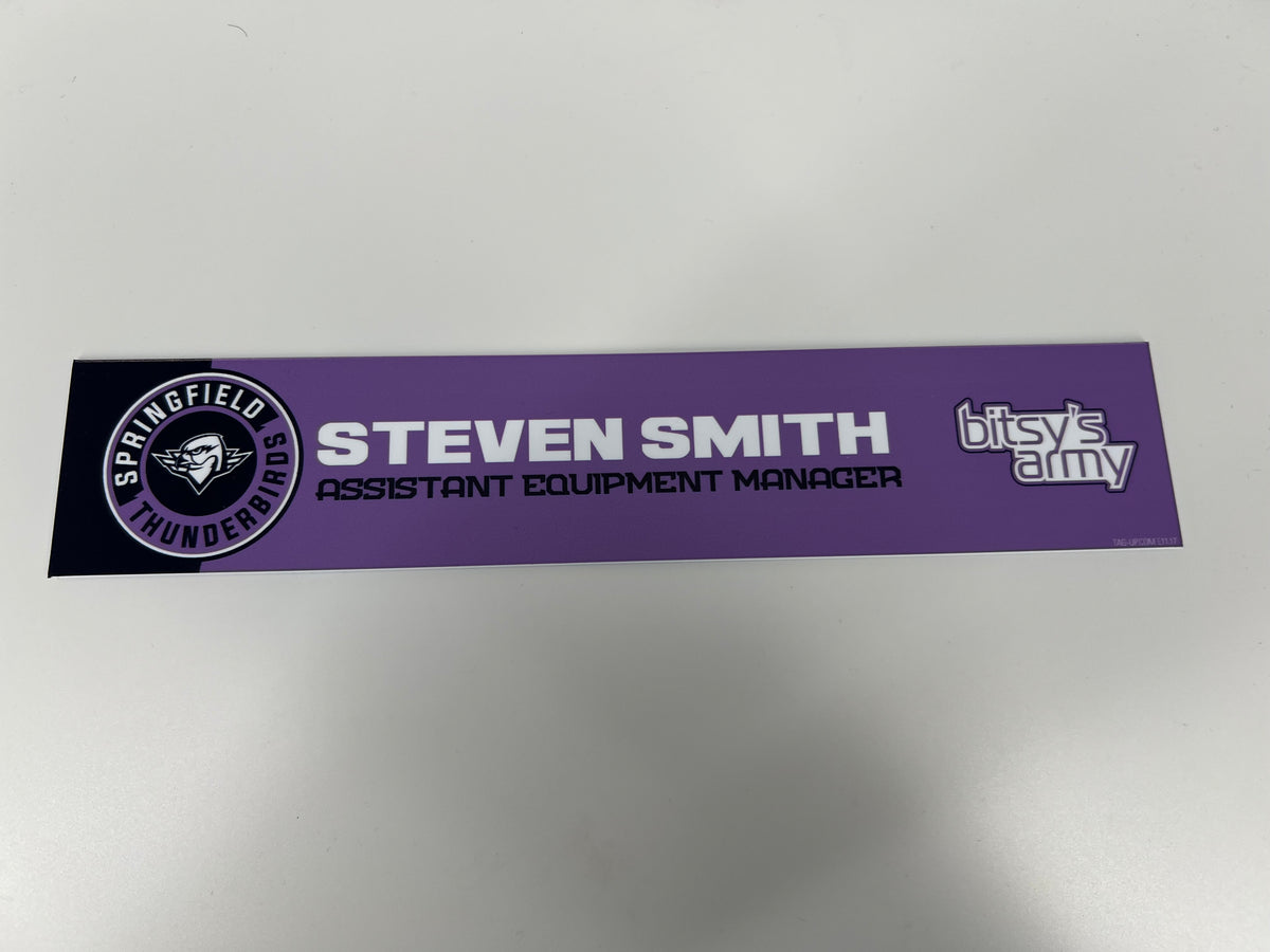 2024-25 Hockey Fights Cancer Locker Nameplates