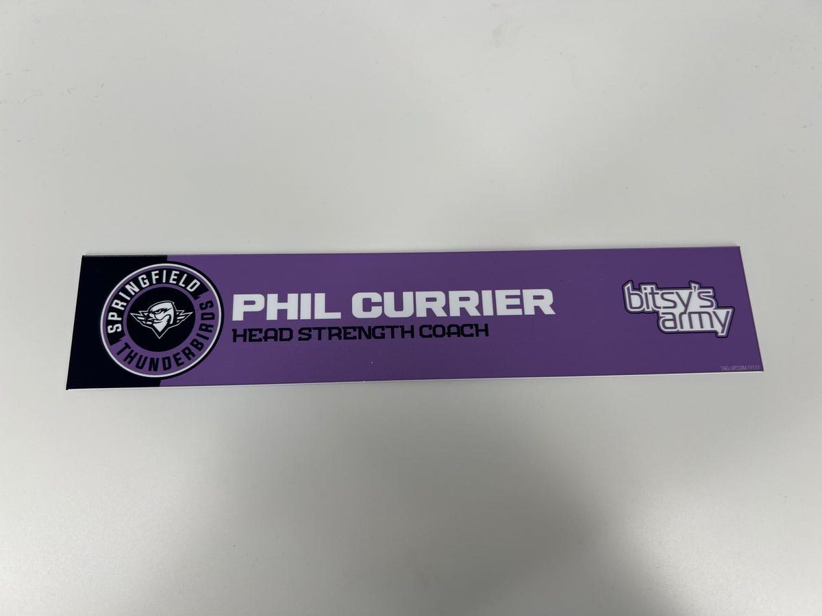 2024-25 Hockey Fights Cancer Locker Nameplates