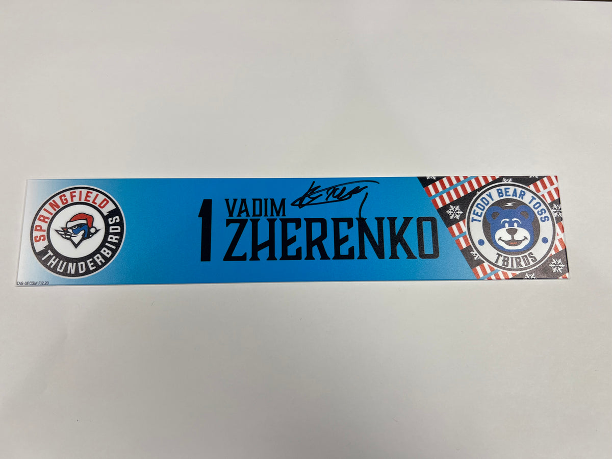 2025-26 Teddy Bear Toss Locker Nameplate