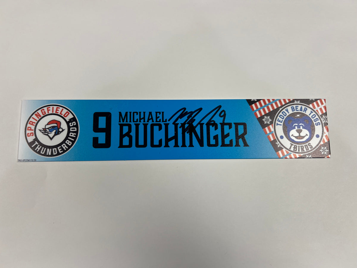 2025-26 Teddy Bear Toss Locker Nameplate