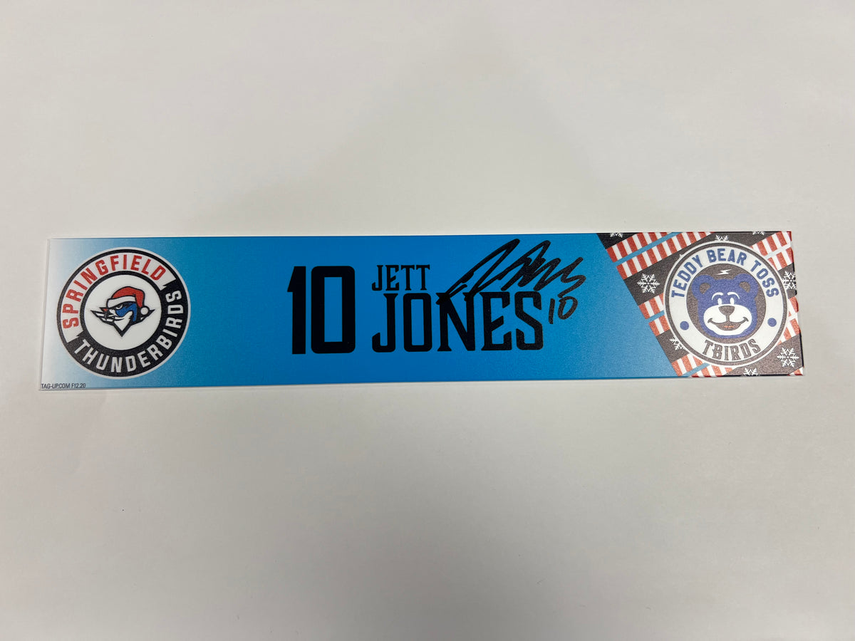 2025-26 Teddy Bear Toss Locker Nameplate