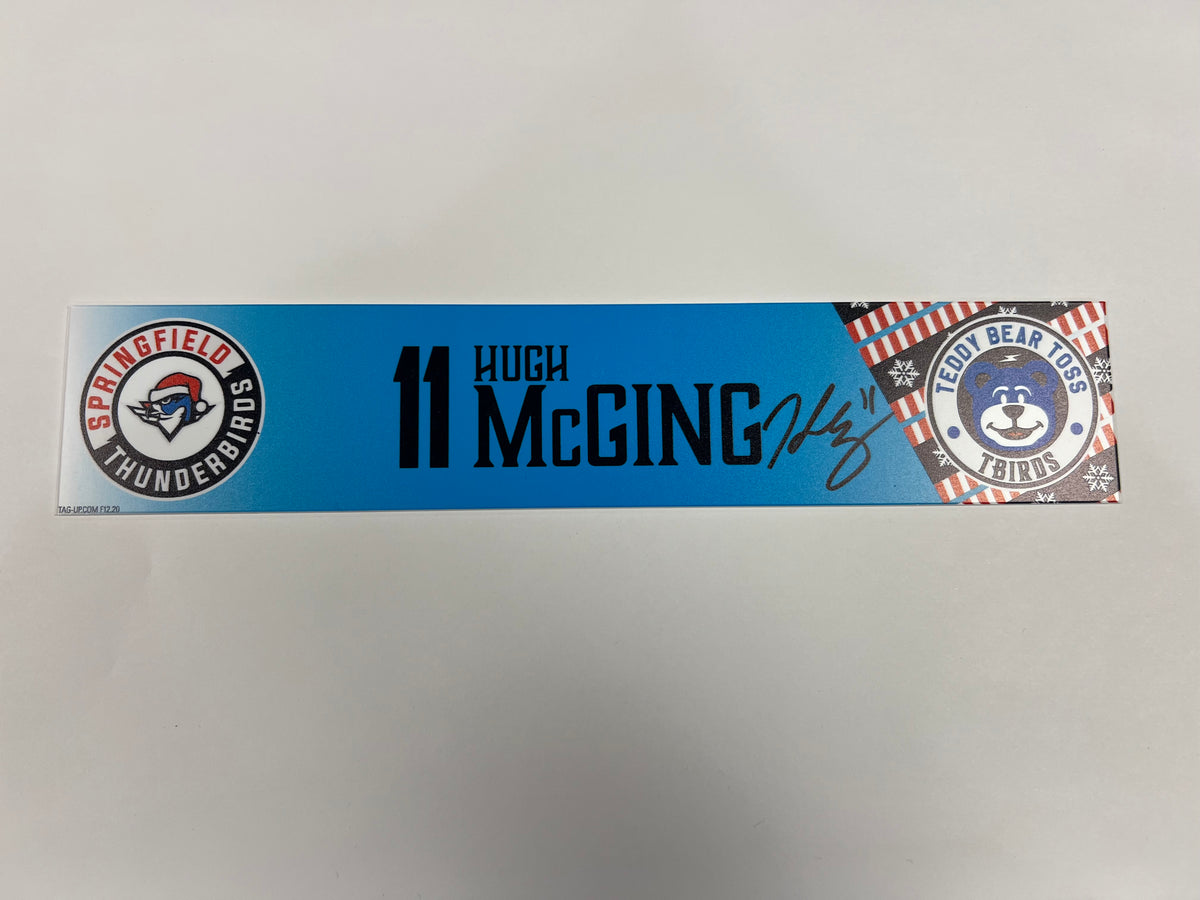2025-26 Teddy Bear Toss Locker Nameplate