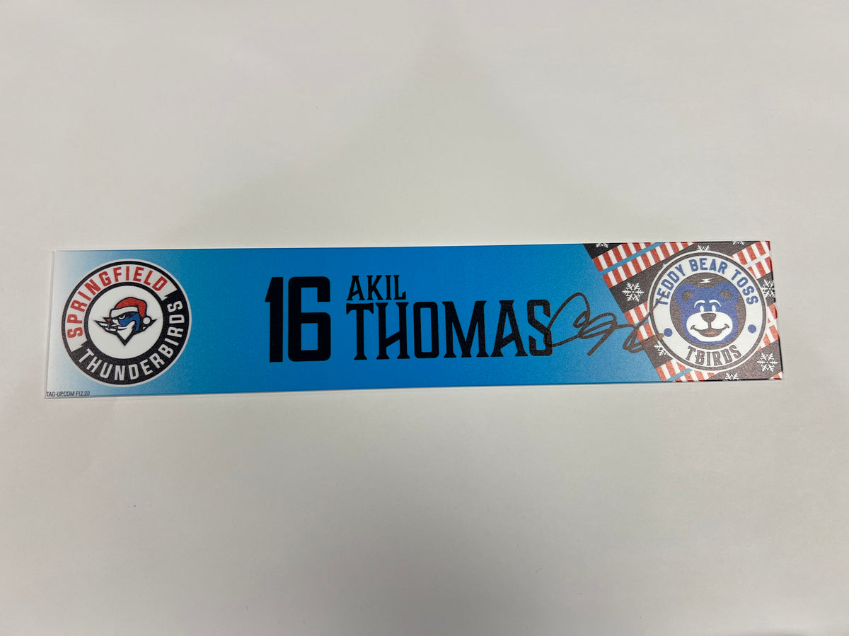 2025-26 Teddy Bear Toss Locker Nameplate