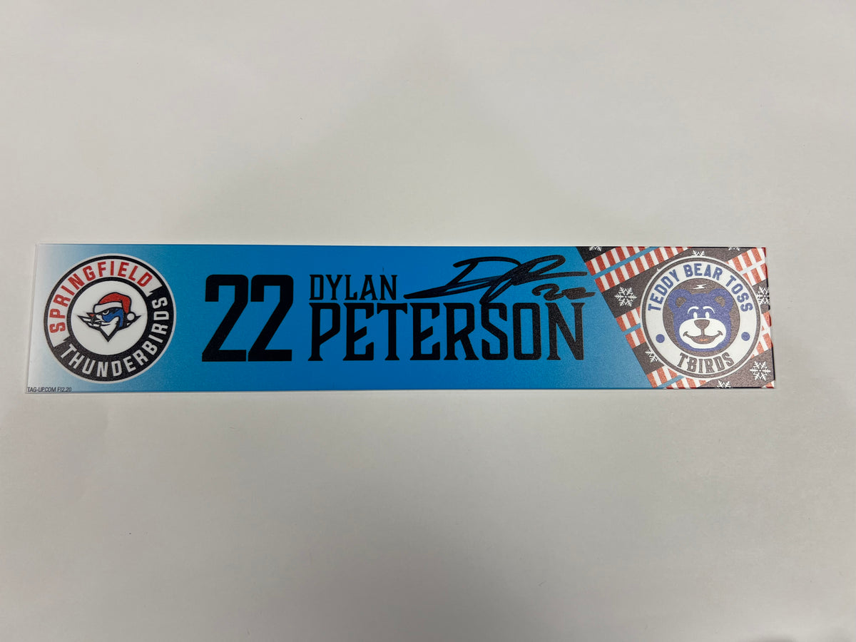 2025-26 Teddy Bear Toss Locker Nameplate