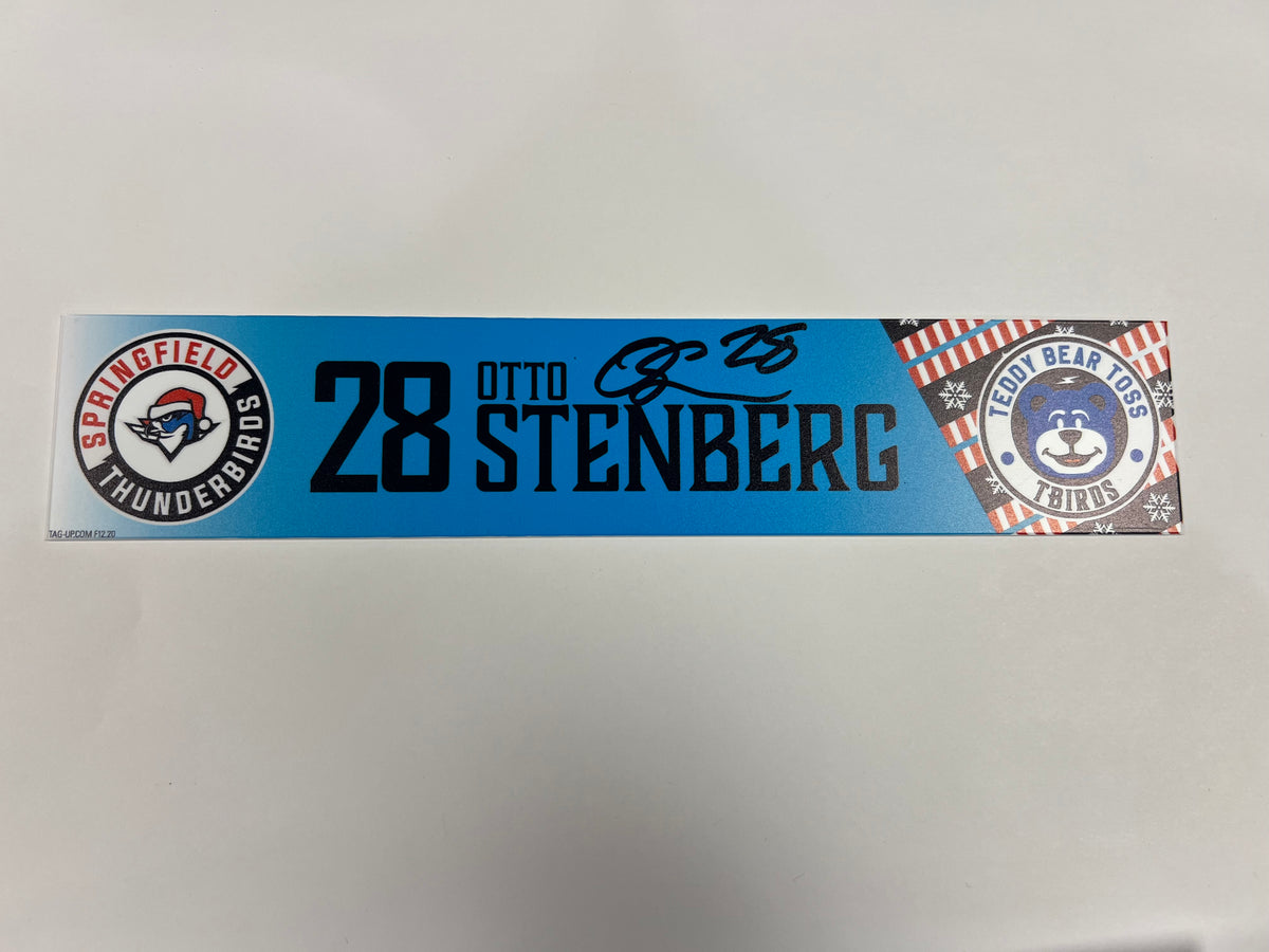 2025-26 Teddy Bear Toss Locker Nameplate