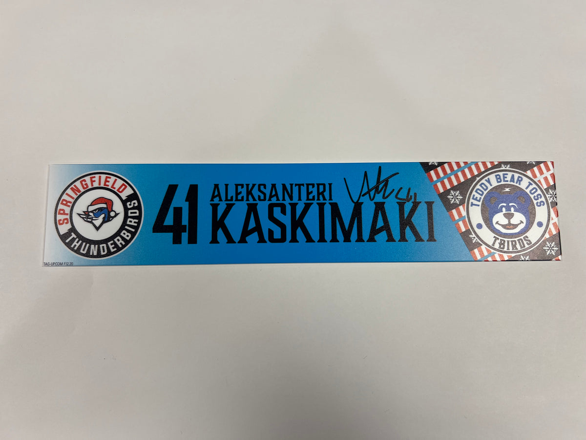 2025-26 Teddy Bear Toss Locker Nameplate