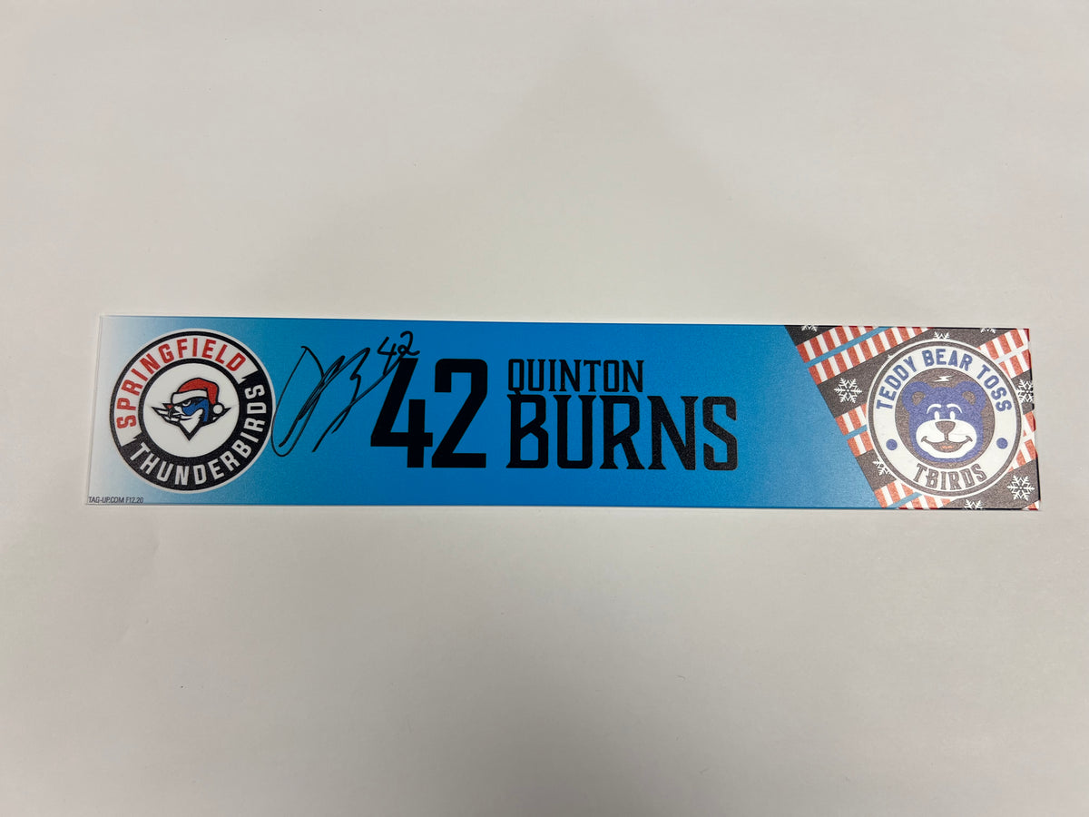 2025-26 Teddy Bear Toss Locker Nameplate