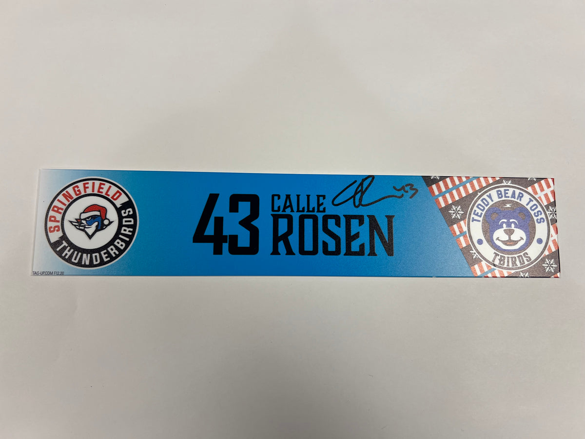 2025-26 Teddy Bear Toss Locker Nameplate