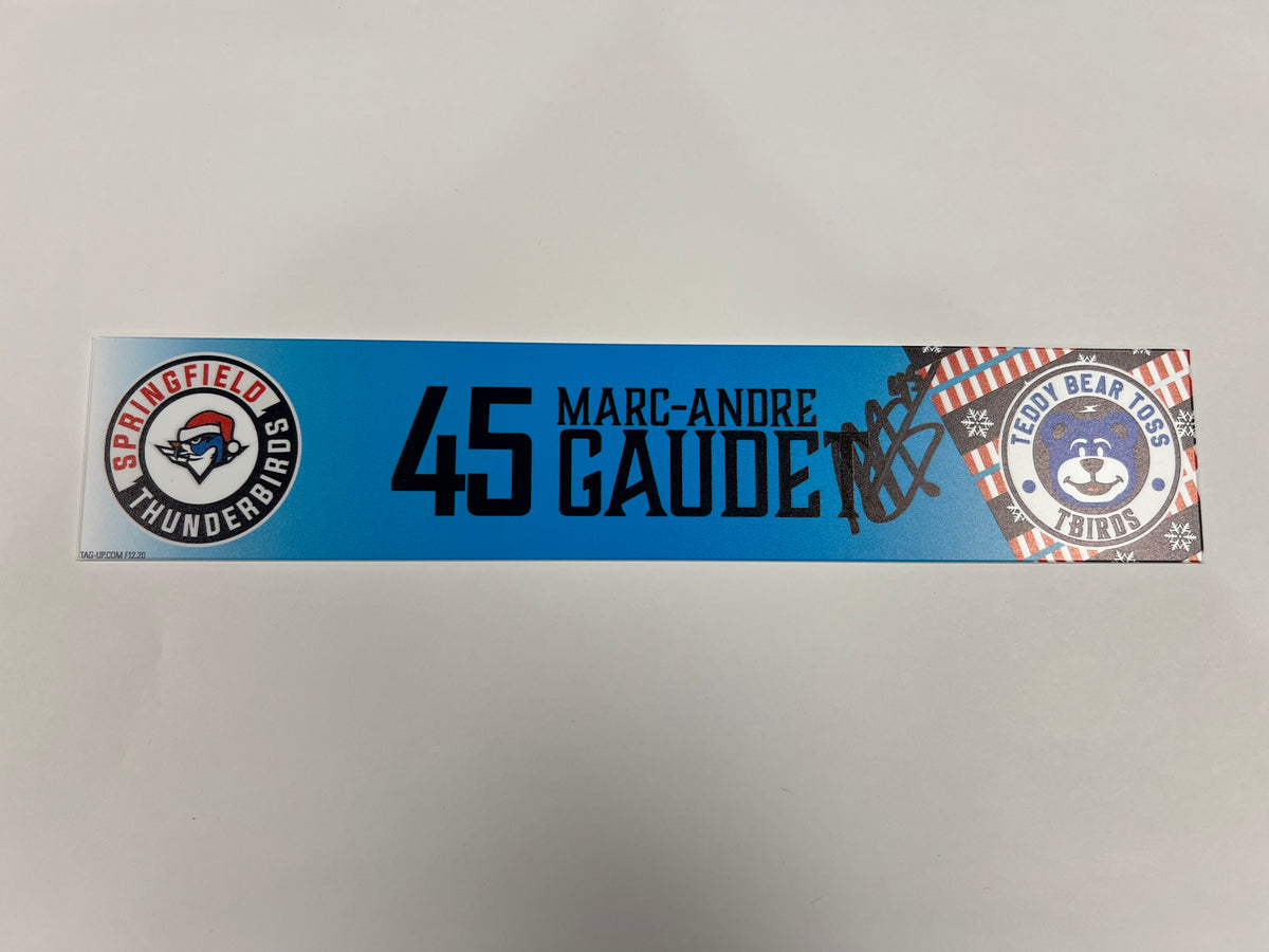 2025-26 Teddy Bear Toss Locker Nameplate