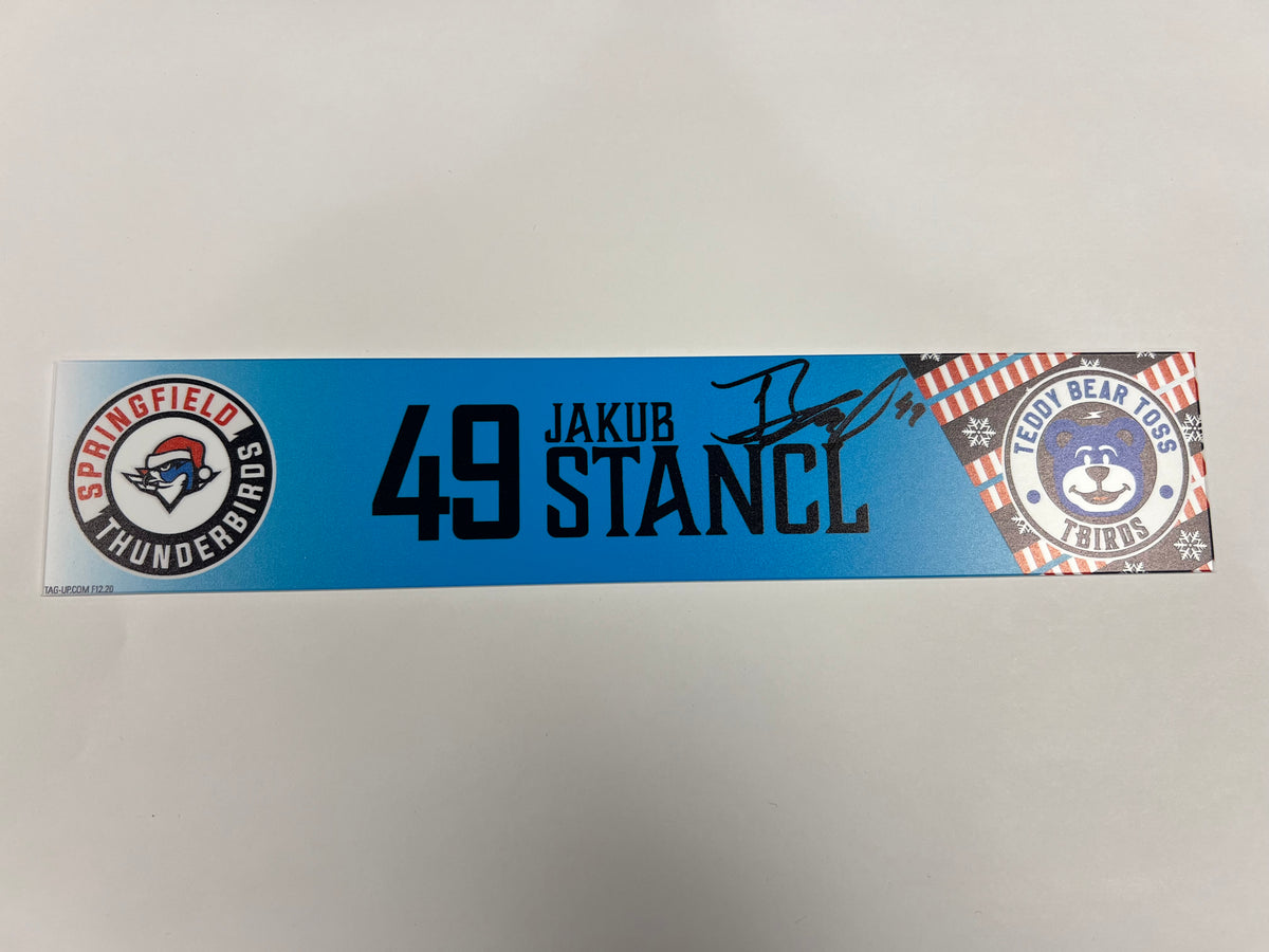 2025-26 Teddy Bear Toss Locker Nameplate