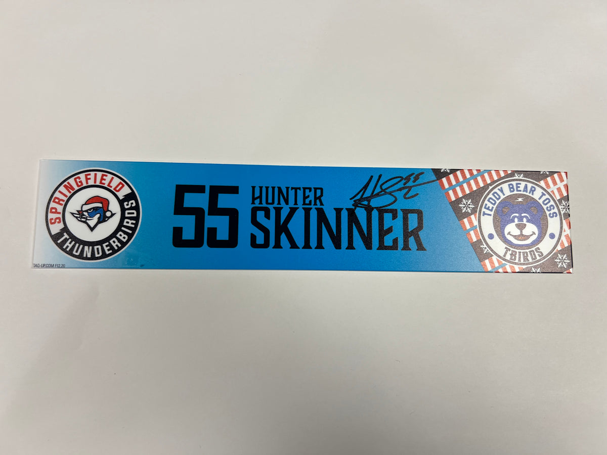 2025-26 Teddy Bear Toss Locker Nameplate