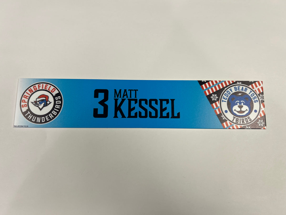 2025-26 Teddy Bear Toss Locker Nameplate