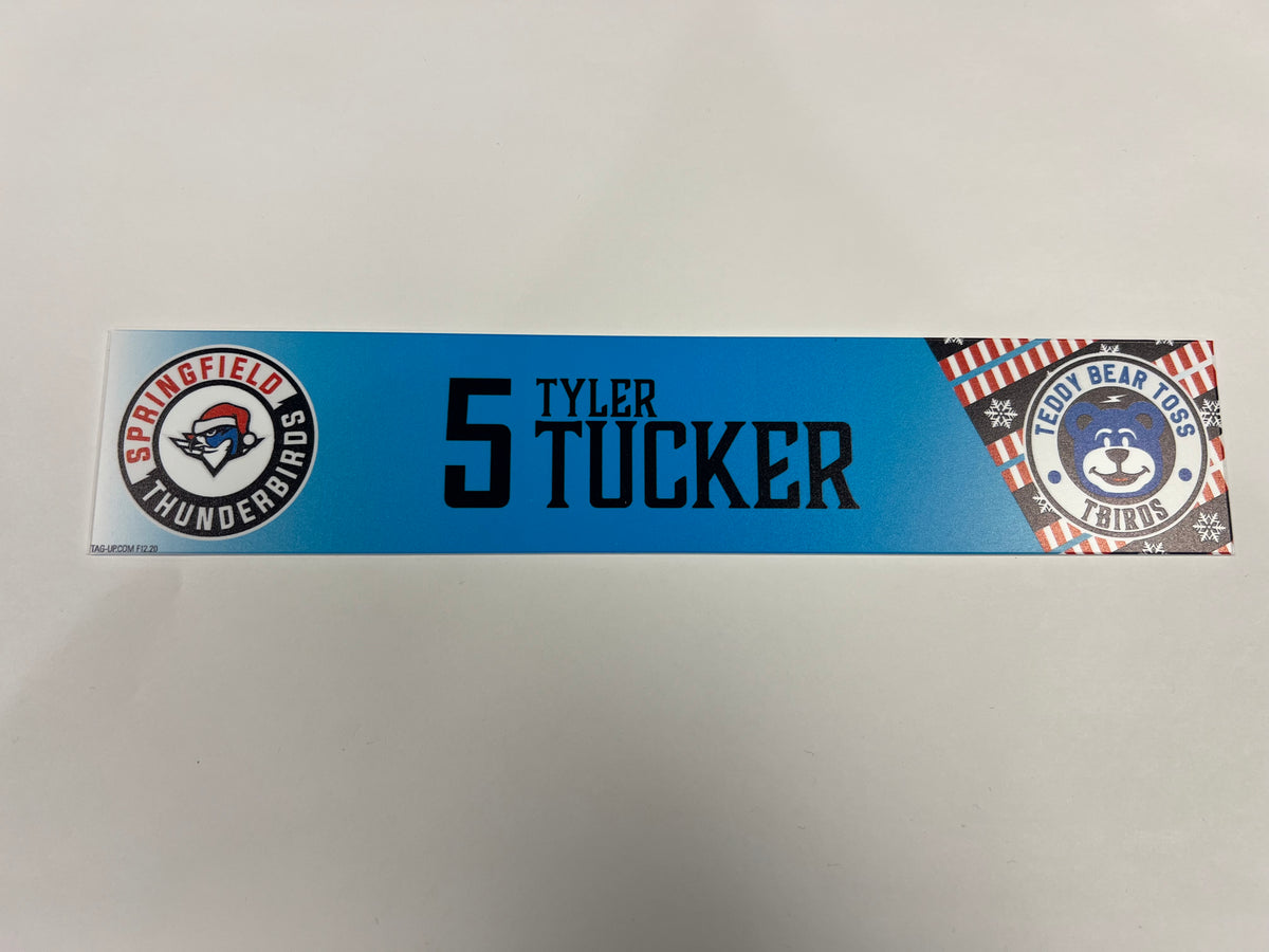 2025-26 Teddy Bear Toss Locker Nameplate