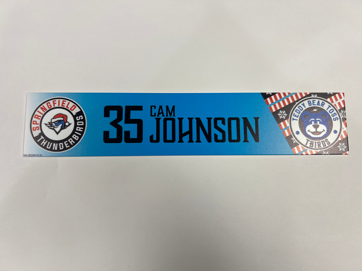 2025-26 Teddy Bear Toss Locker Nameplate