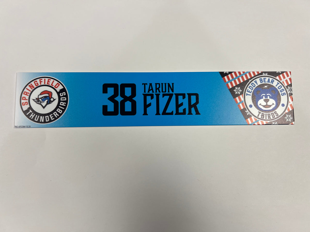2025-26 Teddy Bear Toss Locker Nameplate