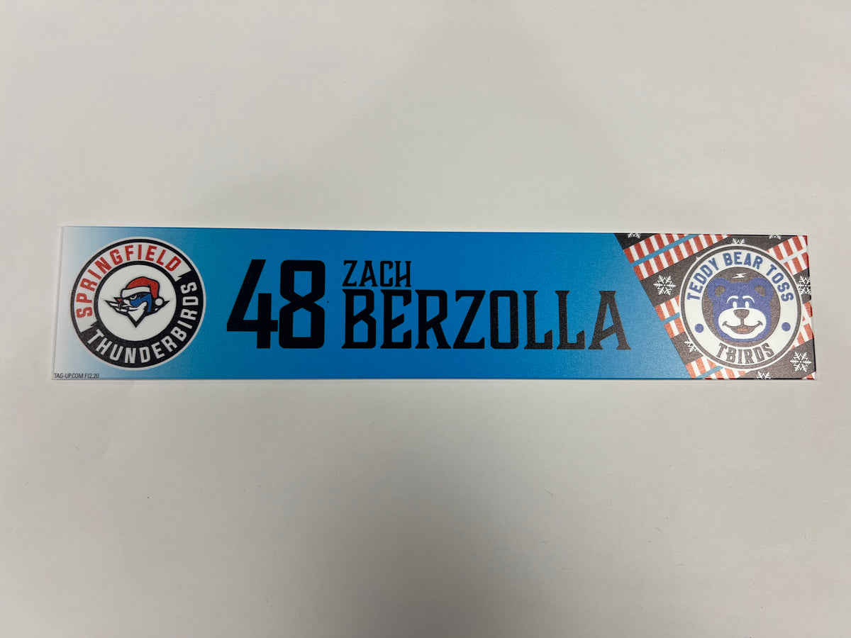 2025-26 Teddy Bear Toss Locker Nameplate