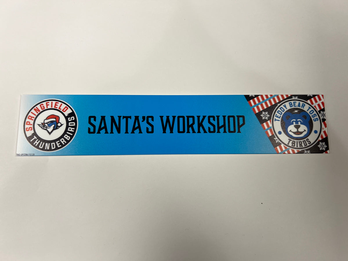 2025-26 Teddy Bear Toss Locker Nameplate