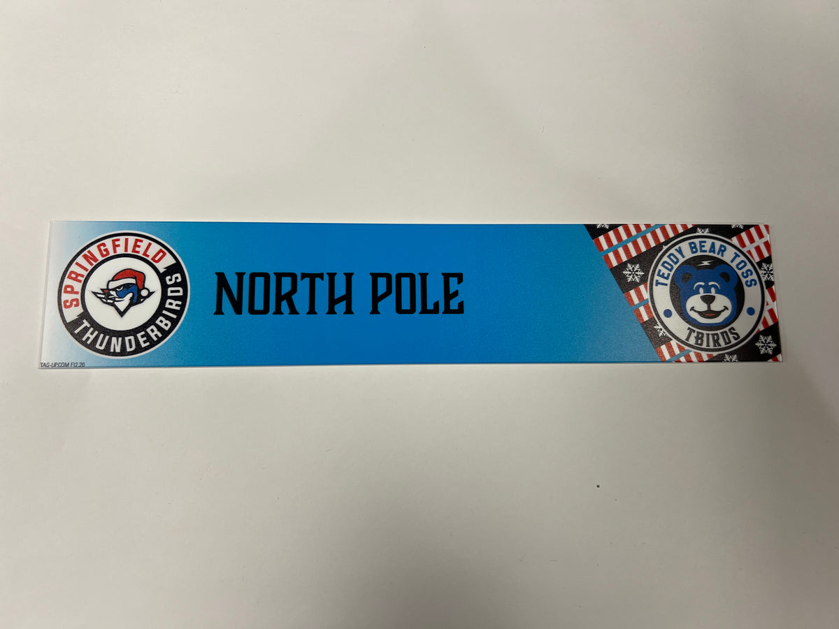 2025-26 Teddy Bear Toss Locker Nameplate