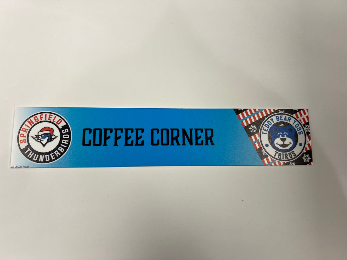 2025-26 Teddy Bear Toss Locker Nameplate