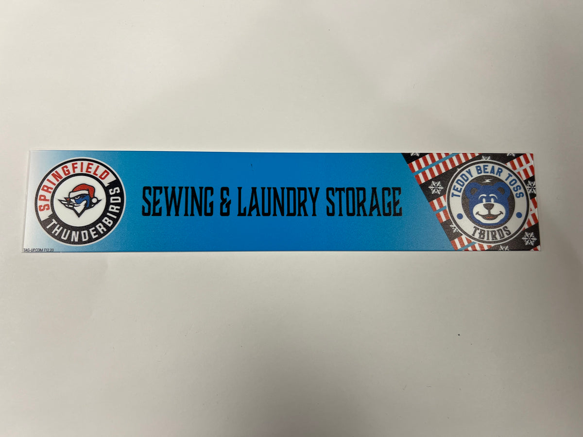 2025-26 Teddy Bear Toss Locker Nameplate