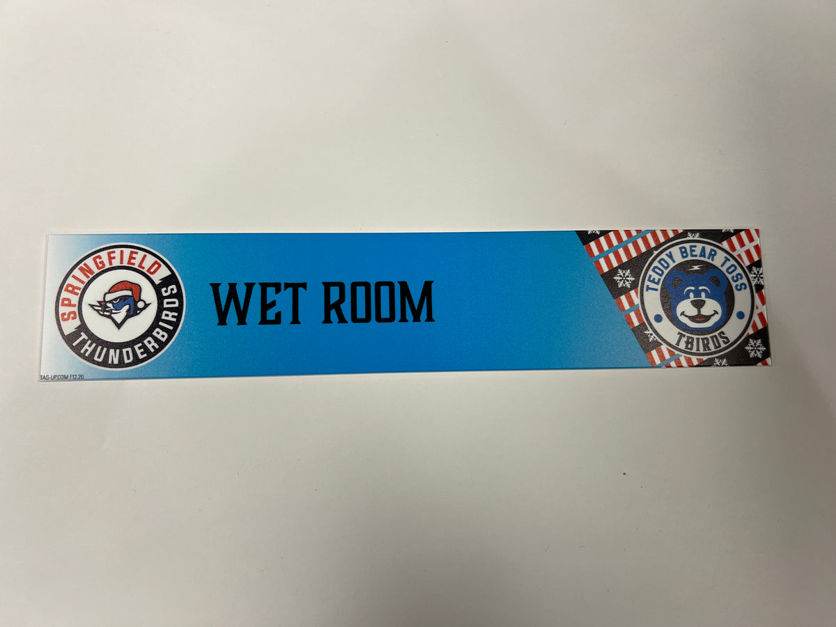 2025-26 Teddy Bear Toss Locker Nameplate