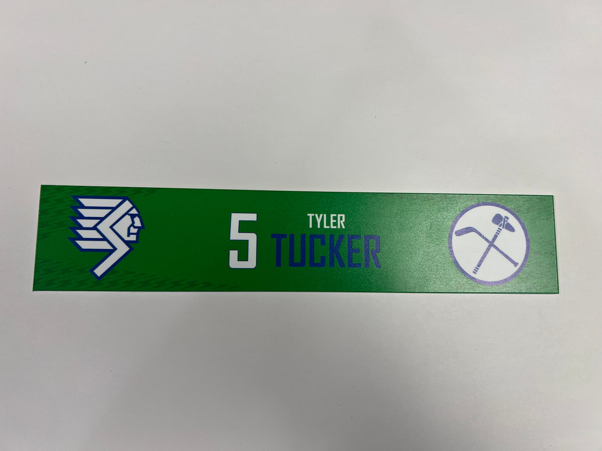 2024-25 Throwback Indians Night Locker Nameplate