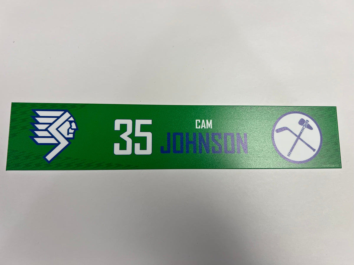 2024-25 Throwback Indians Night Locker Nameplate