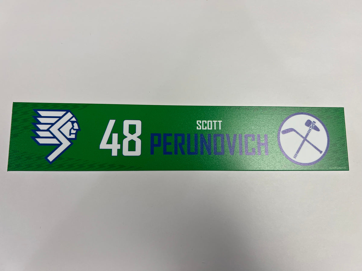 2024-25 Throwback Indians Night Locker Nameplate