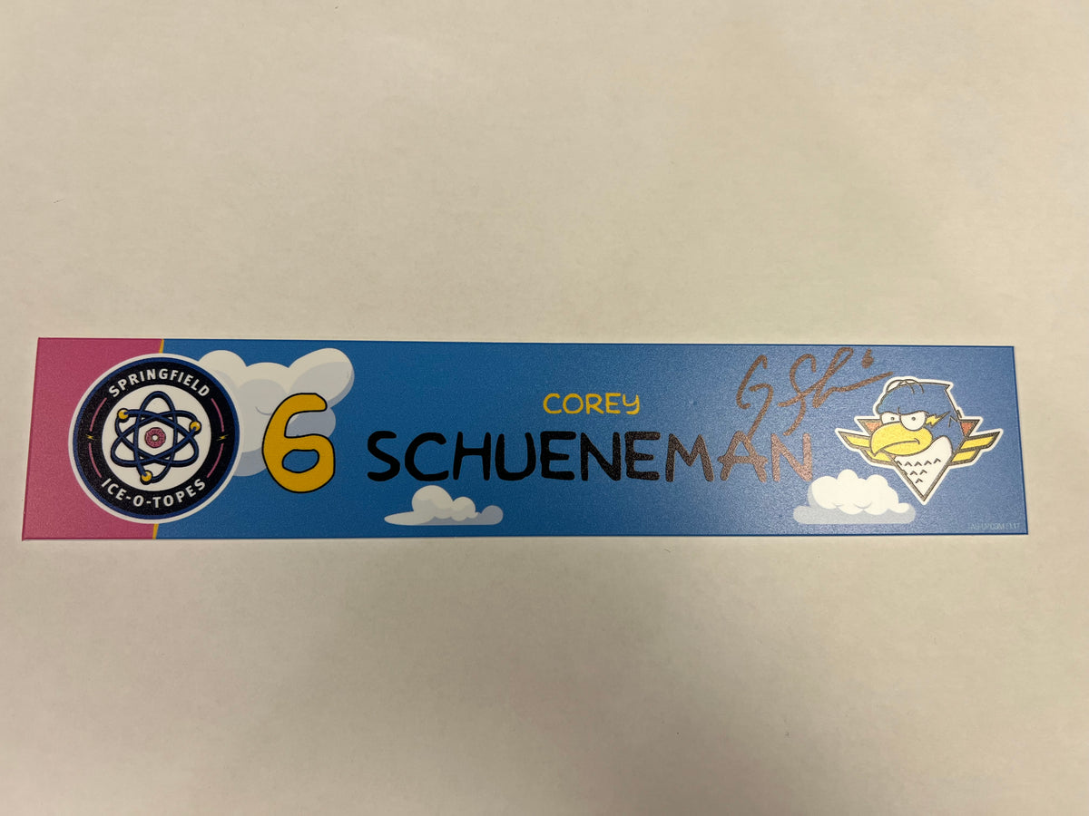 2024-25 Ice-O-Topes Locker Nameplate