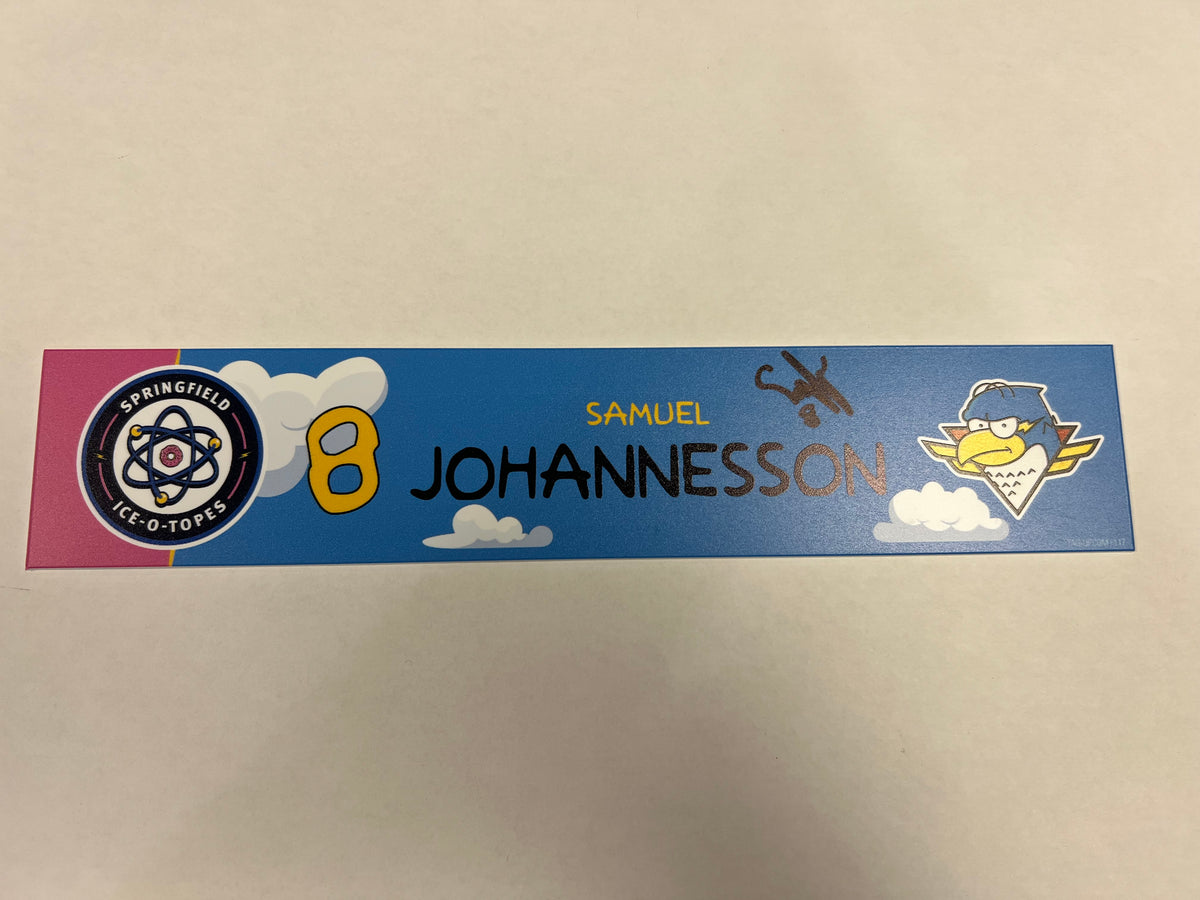 2024-25 Ice-O-Topes Locker Nameplate