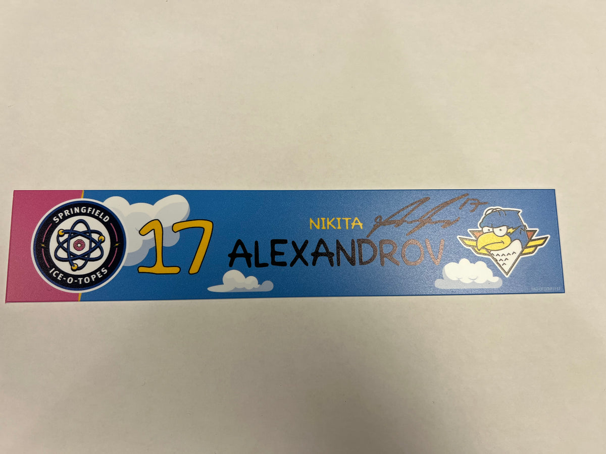 2024-25 Ice-O-Topes Locker Nameplate