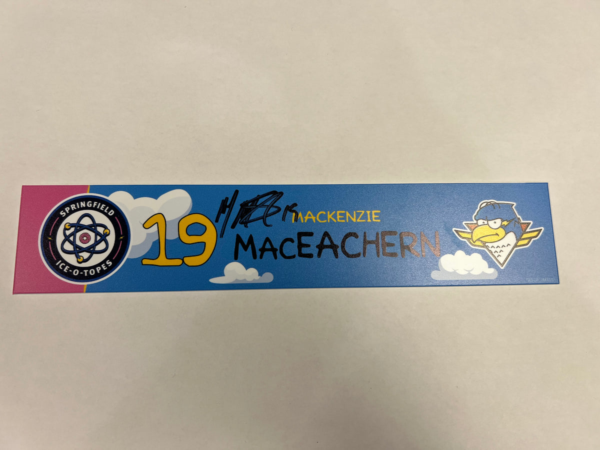 2024-25 Ice-O-Topes Locker Nameplate