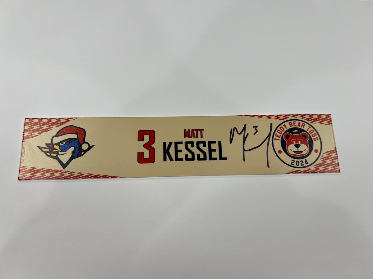 2024-25 Teddy Bear Toss Locker Nameplate