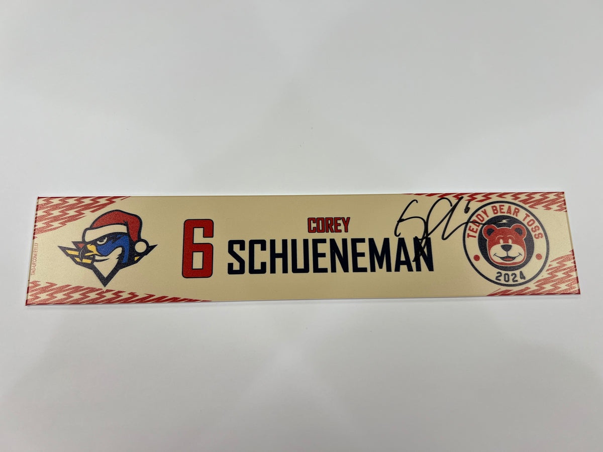 2024-25 Teddy Bear Toss Locker Nameplate
