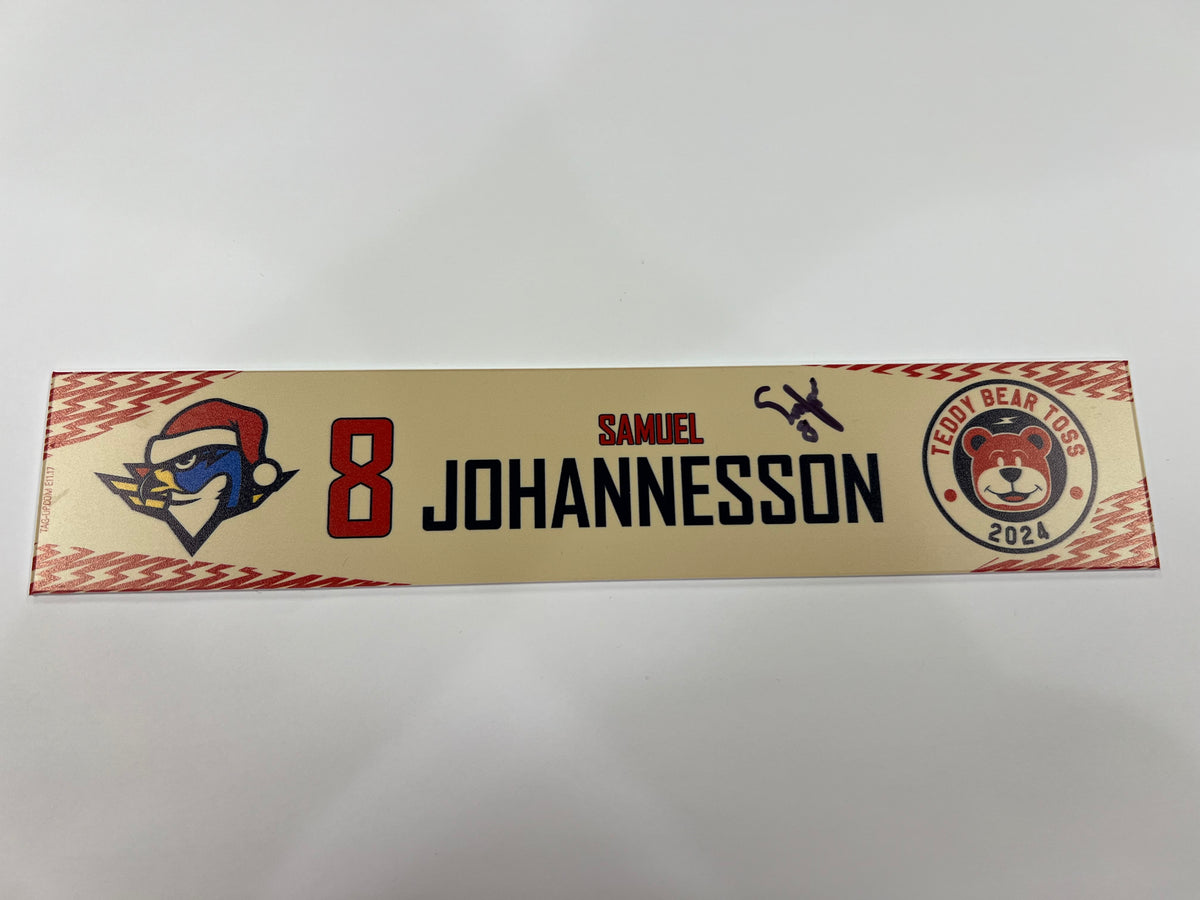 2024-25 Teddy Bear Toss Locker Nameplate
