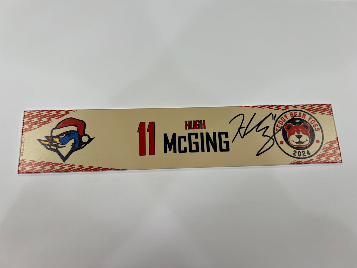 2024-25 Teddy Bear Toss Locker Nameplate
