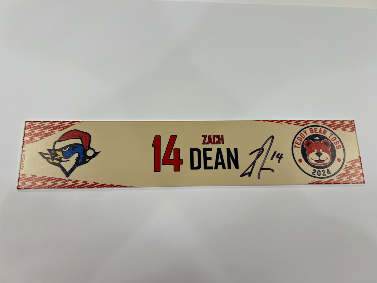 2024-25 Teddy Bear Toss Locker Nameplate