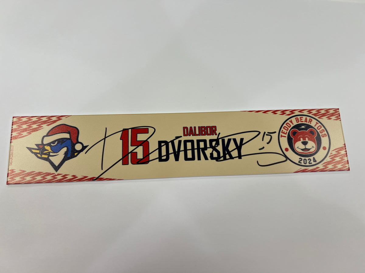 2024-25 Teddy Bear Toss Locker Nameplate