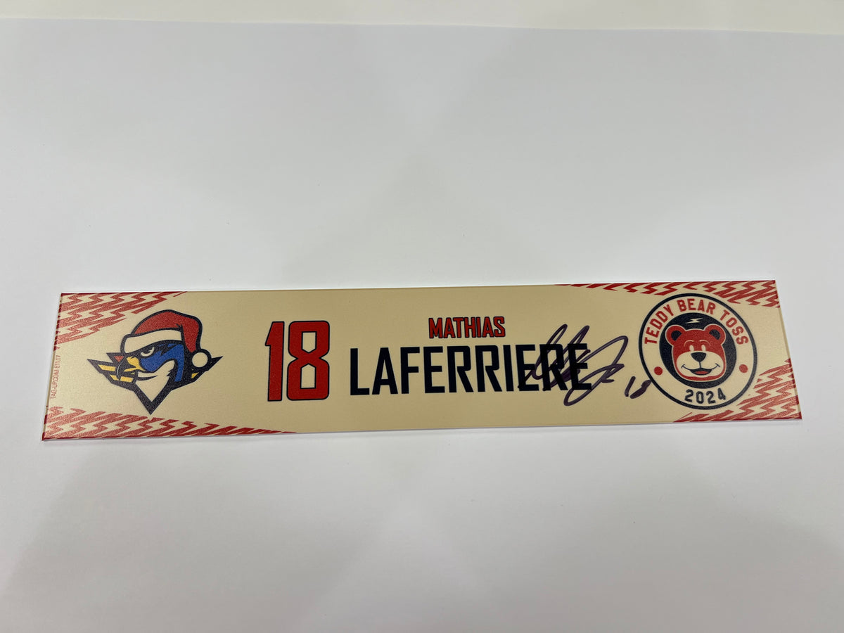 2024-25 Teddy Bear Toss Locker Nameplate