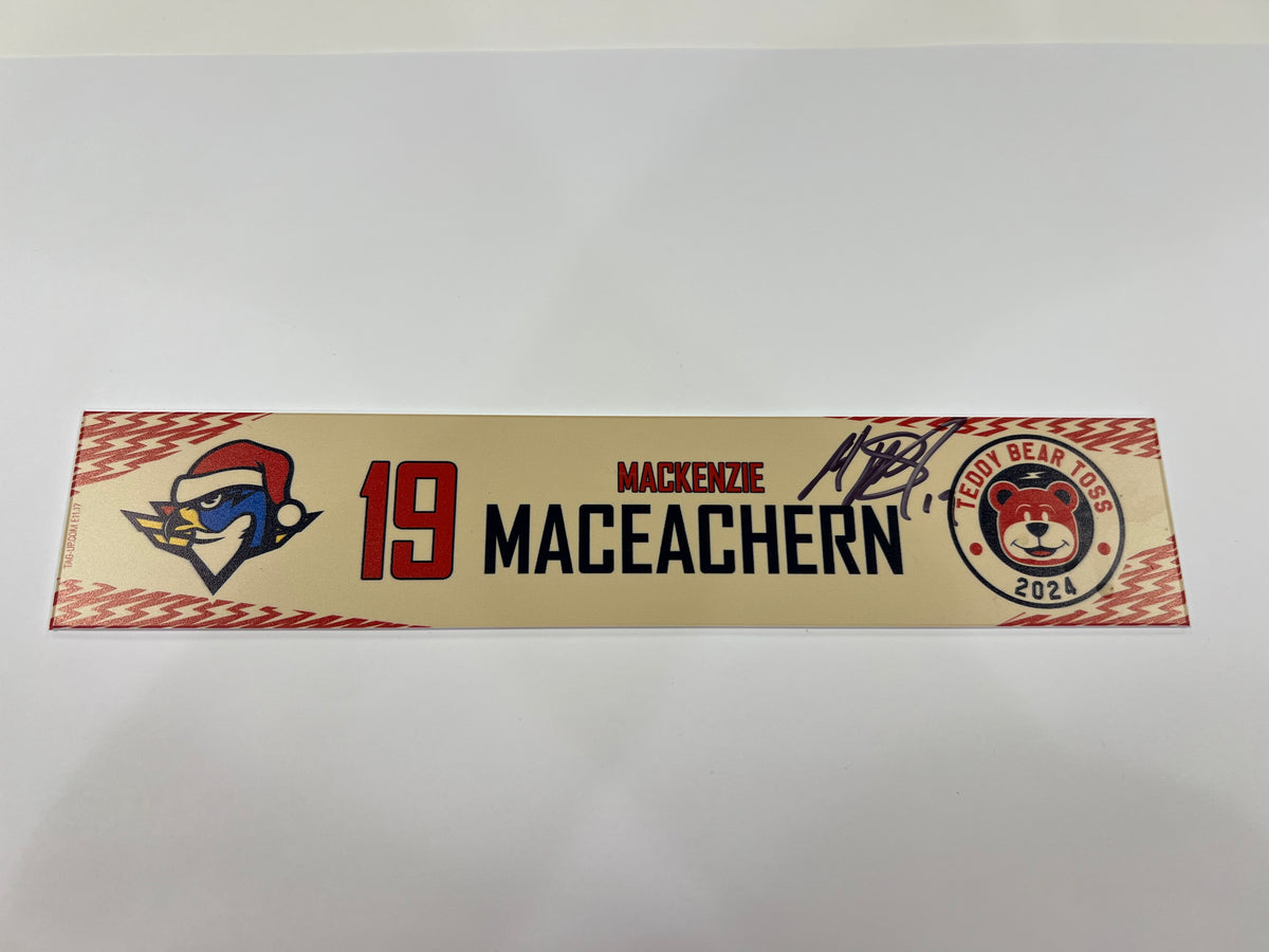 2024-25 Teddy Bear Toss Locker Nameplate