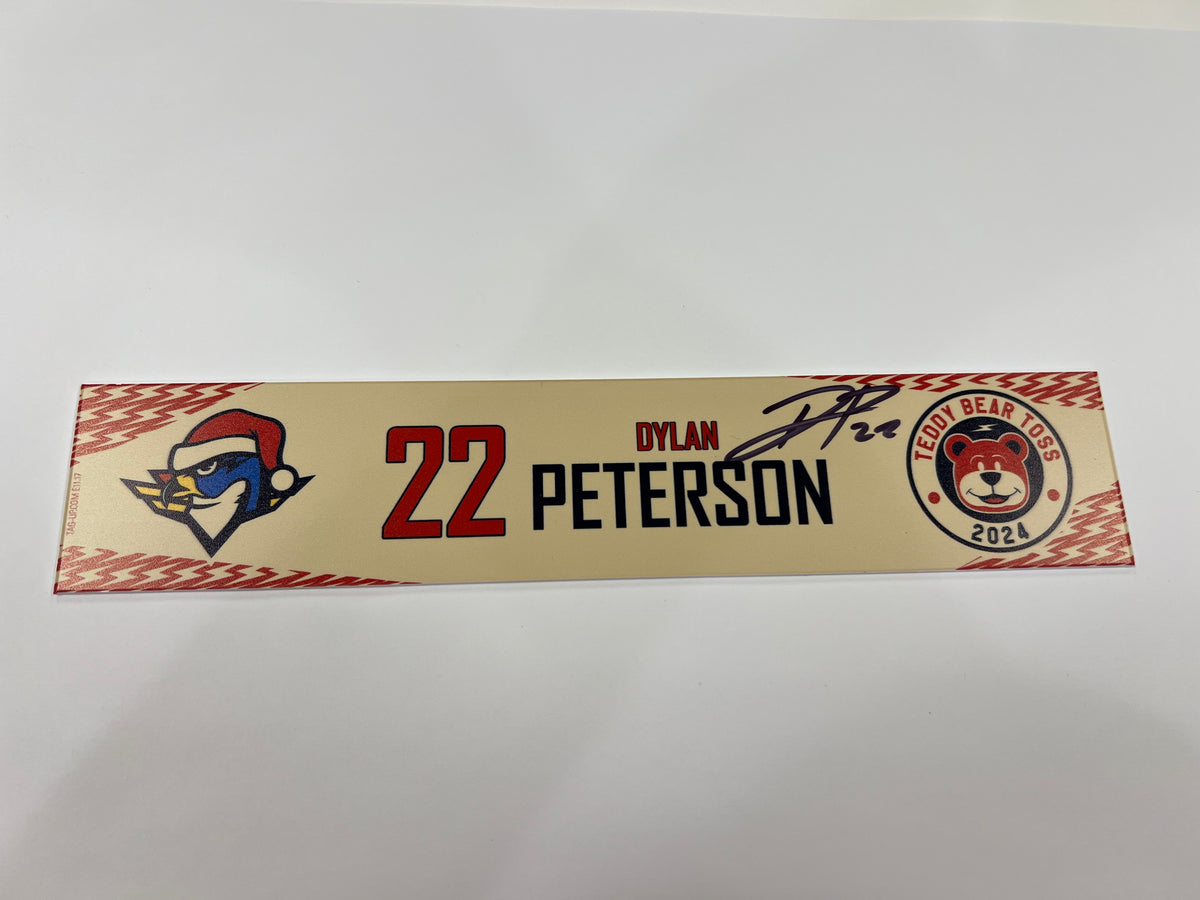 2024-25 Teddy Bear Toss Locker Nameplate