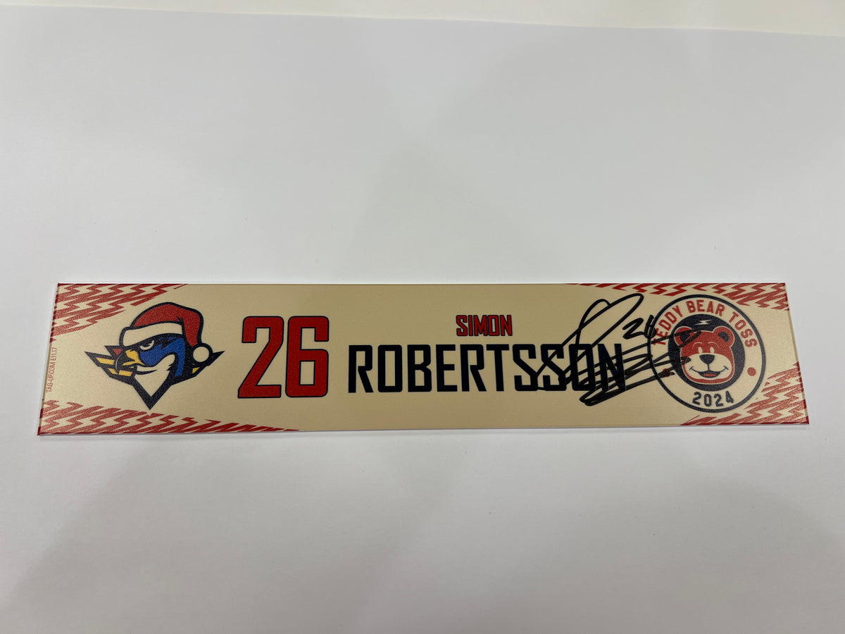 2024-25 Teddy Bear Toss Locker Nameplate