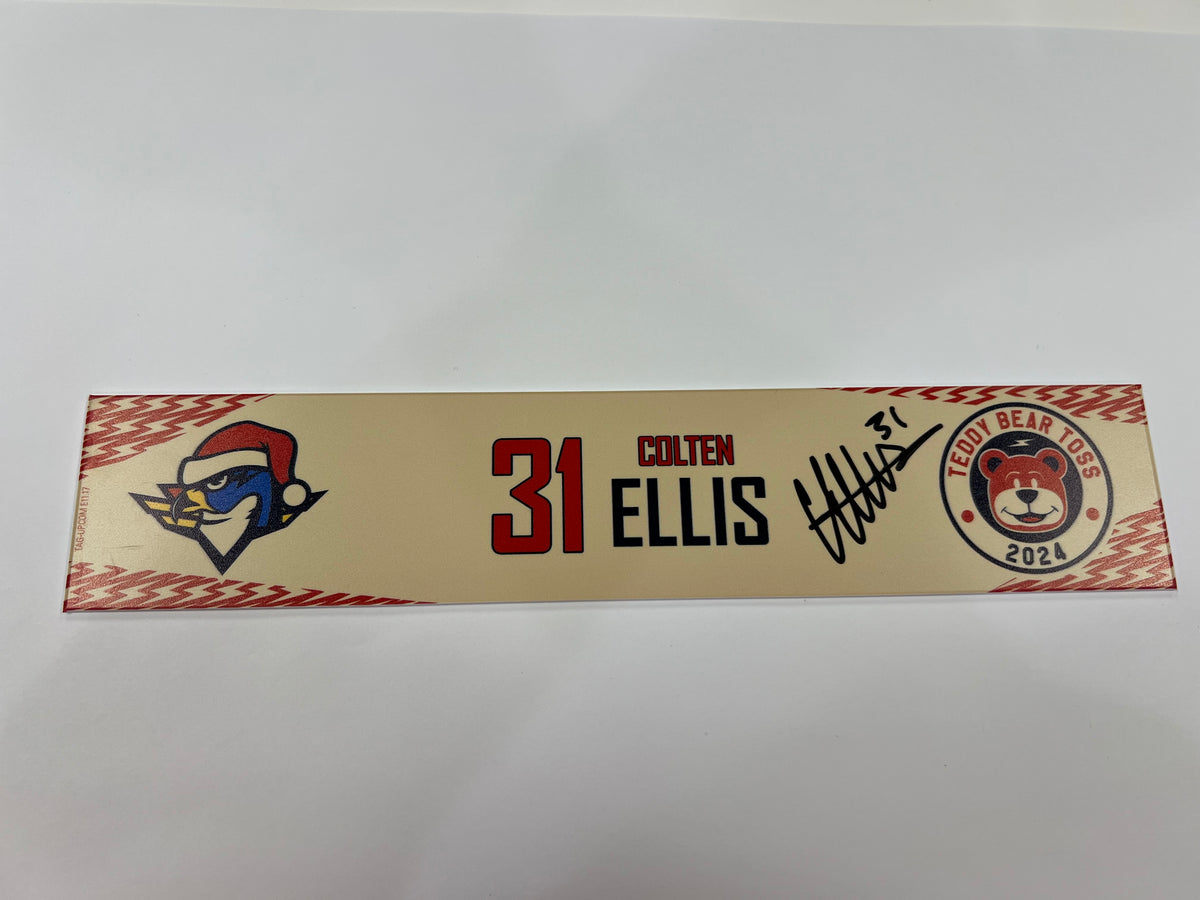 2024-25 Teddy Bear Toss Locker Nameplate