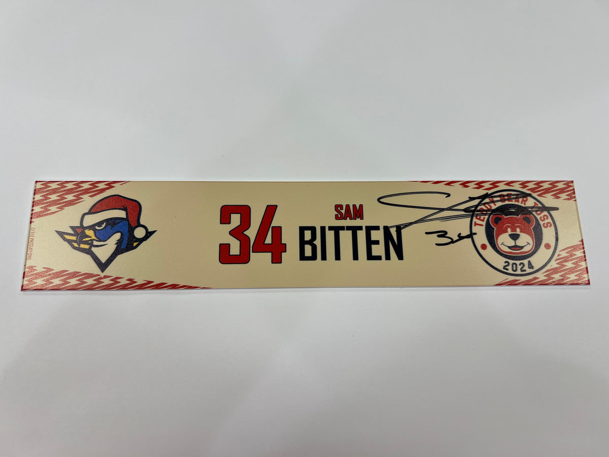 2024-25 Teddy Bear Toss Locker Nameplate