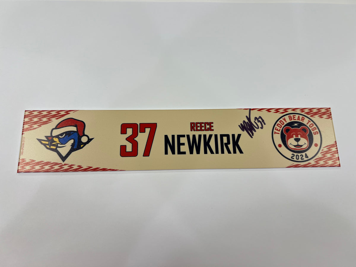 2024-25 Teddy Bear Toss Locker Nameplate