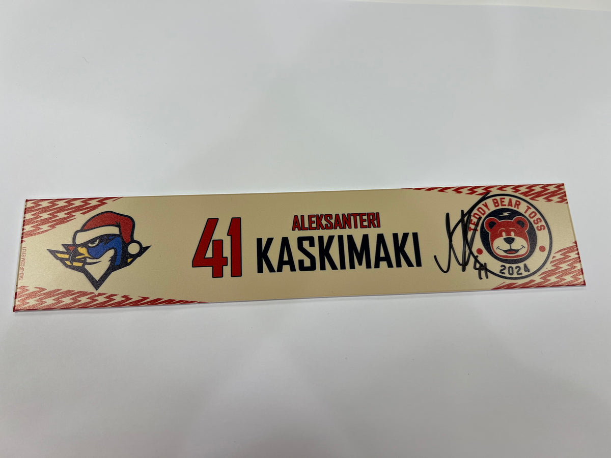 2024-25 Teddy Bear Toss Locker Nameplate