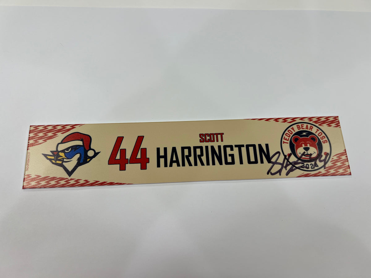 2024-25 Teddy Bear Toss Locker Nameplate