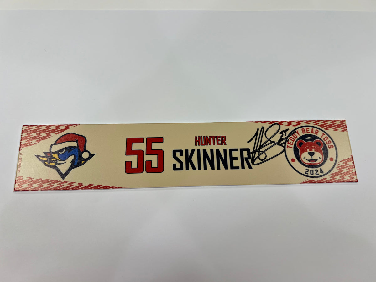 2024-25 Teddy Bear Toss Locker Nameplate