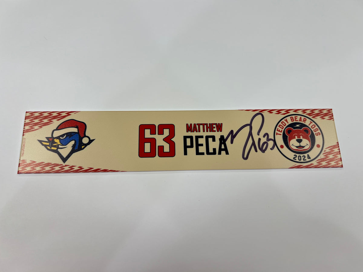 2024-25 Teddy Bear Toss Locker Nameplate