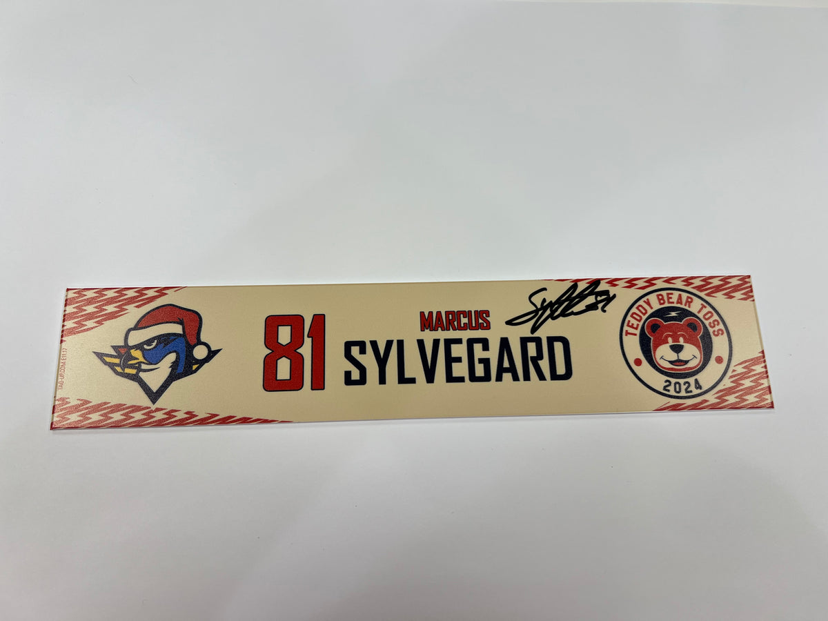 2024-25 Teddy Bear Toss Locker Nameplate